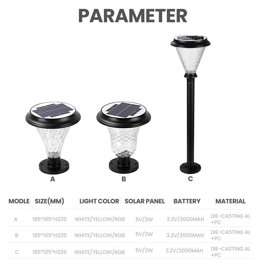 garden solar lamp portable solar power lamp solar powered ground lights outdoor solar led light waterproof (8)